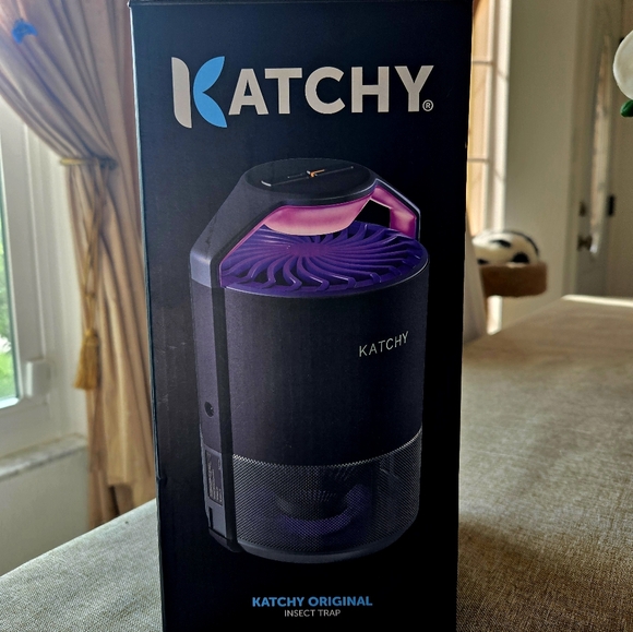 Katchy Indoor Insect Trap - Catcher & Killer for Mosquitos, Gnats, Moths, Flies - Picture 1 of 3